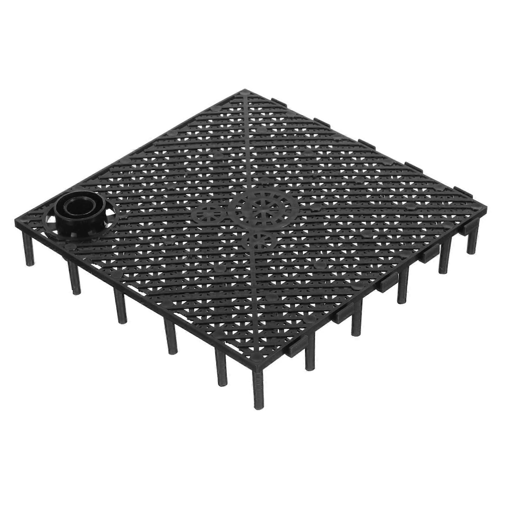 Aquarium Bottom Plate Splicing Divider Grid Set with Open Plates, Retractable Tube for Fish Tank Separation and Filtration
