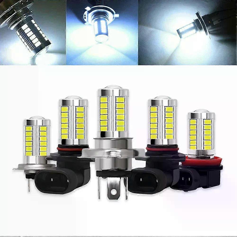 H4/H7/9005/9006 33SMD 800LM COB LED Low Consumption High Power Car Canbus Headlight Bulb Running Light White Motorcycle Fog Lamp