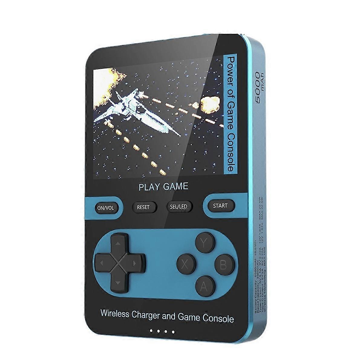 Fast Charging Mobile Power Game Machine 5000MA Palm Game Machine Blue