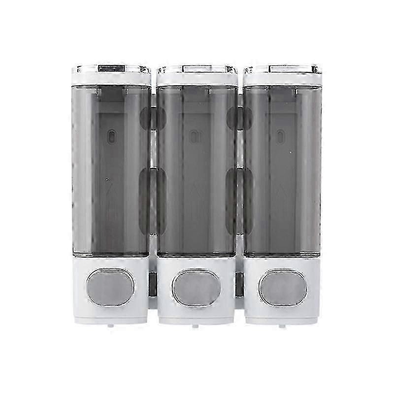 Wall Mounted Soap Dispenser Bathroom 3 , Clear Liquid Shower Soap Dispenser with Mounting Screws for Shower Wall