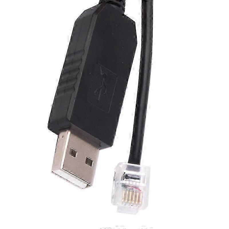 USB to RJ11/RJ12 6P4C Adapter Serial Control Cable with EQMOD Compatibility for PC Mount Hand Control Cabling