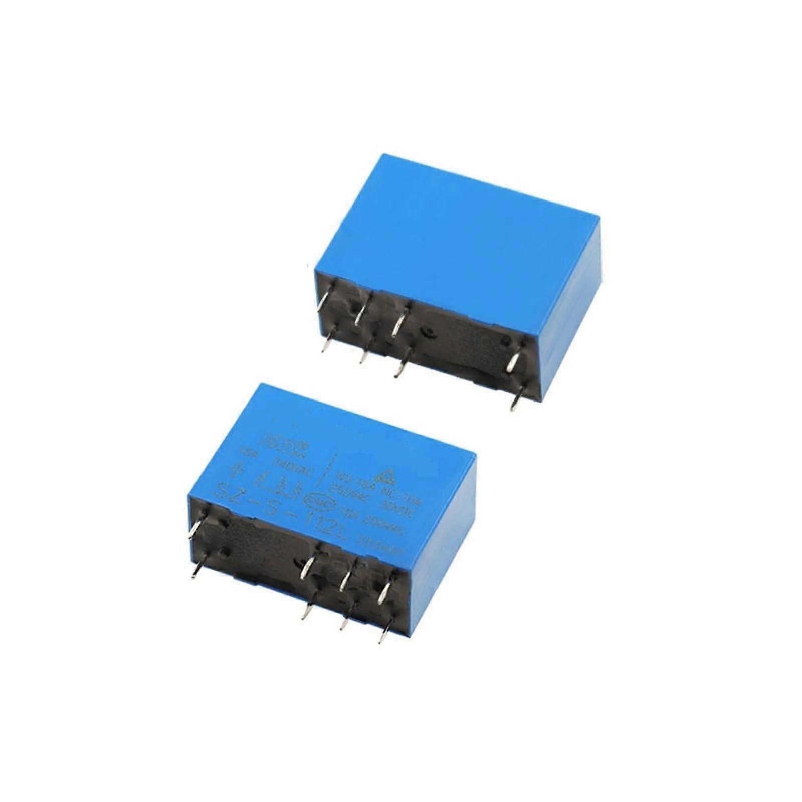12V Relay SZ-S-112L 8PIN 16A 250VAC DC12V 0.54W High-Performance Relay Module Set of 20 Pieces