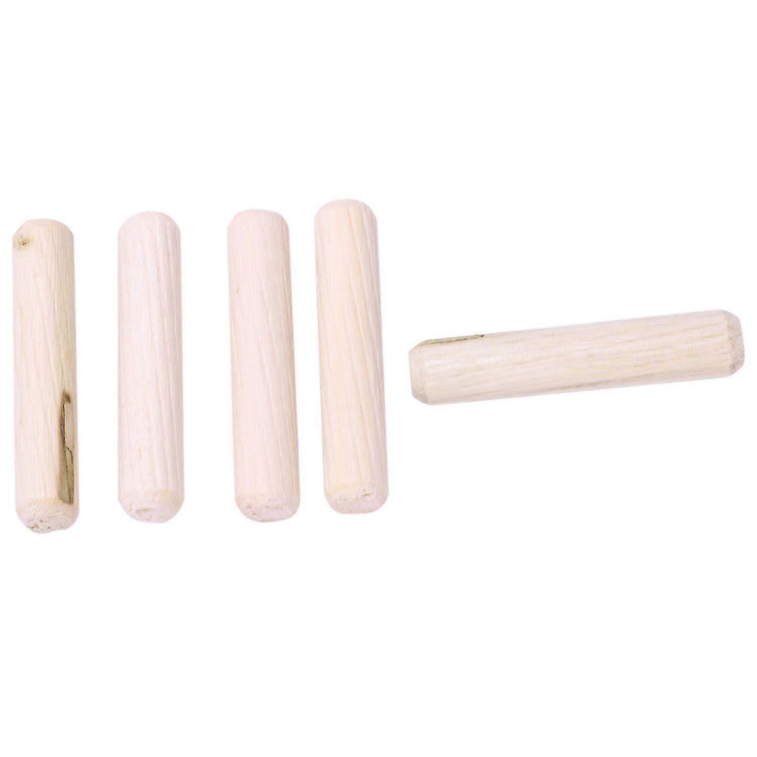 100 حزمة خشبية وتد دبابيس فرن الخشب المجففة مخدد ومشطوف