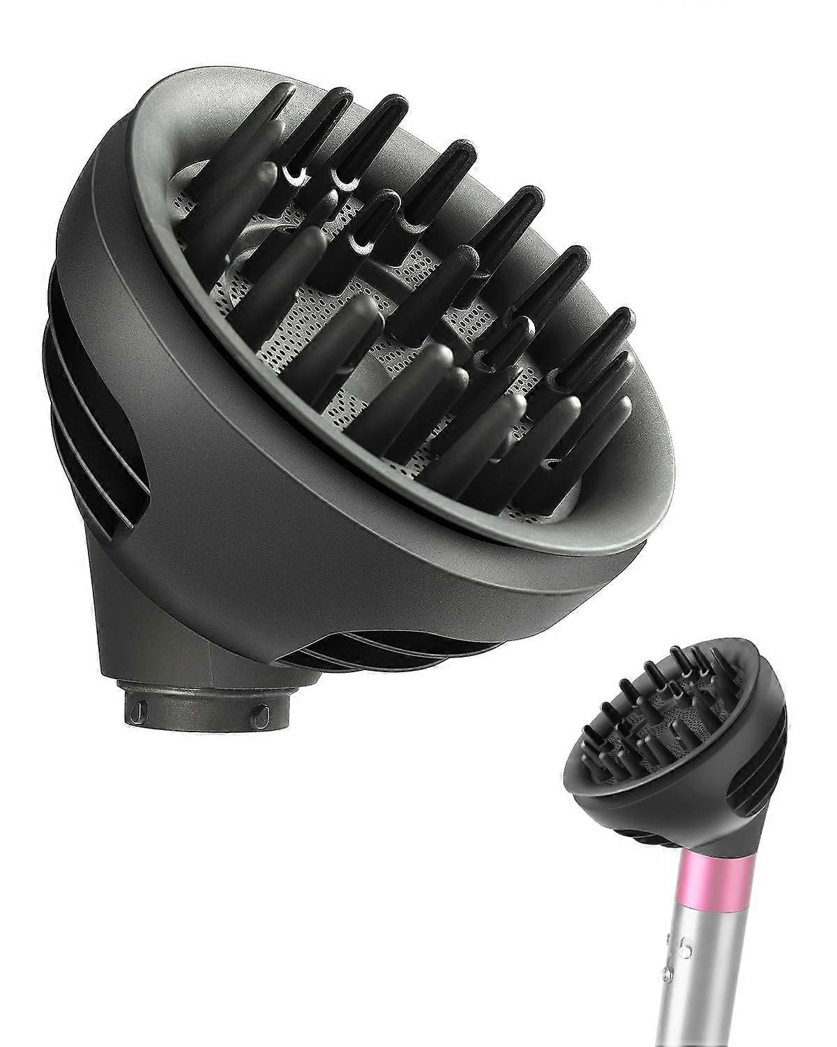 WaveCurl Diffuser for Dyson Airwrap Styler, Upgraded Diffuser Nozzle Attachment for Dyson Airwrap HS01 HS05 HS08 for Wavy Curly or Coily Hair Type