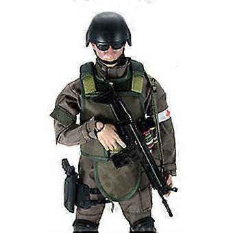 Action Soldiers Military Figures Toy for Kids & Adults Toy Plastic Made Simulated Kids for Doll Model Solid Soldier Doll