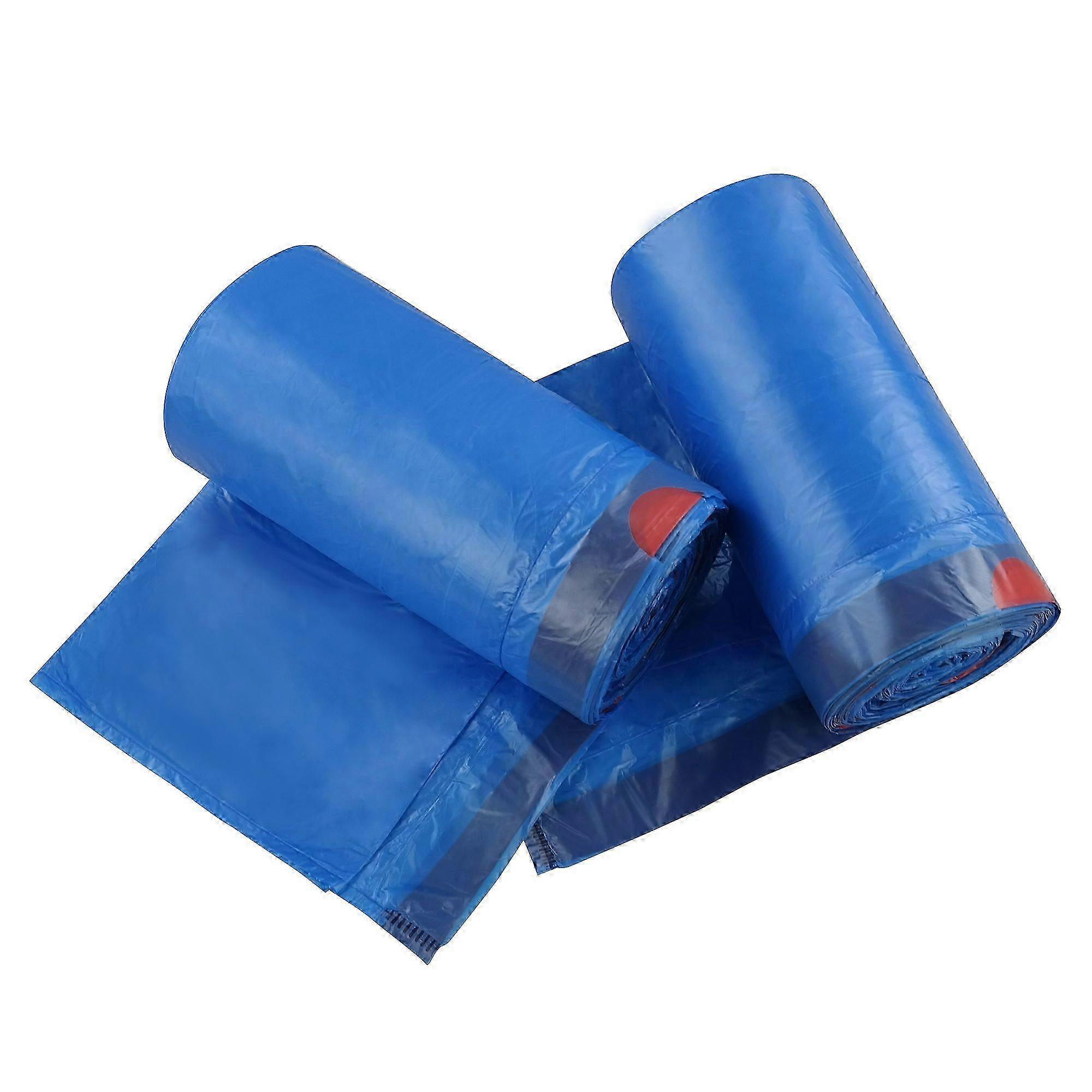 13 Gallon Drawstring Trash Bags (Blue, 110 Count, 2 Rolls)