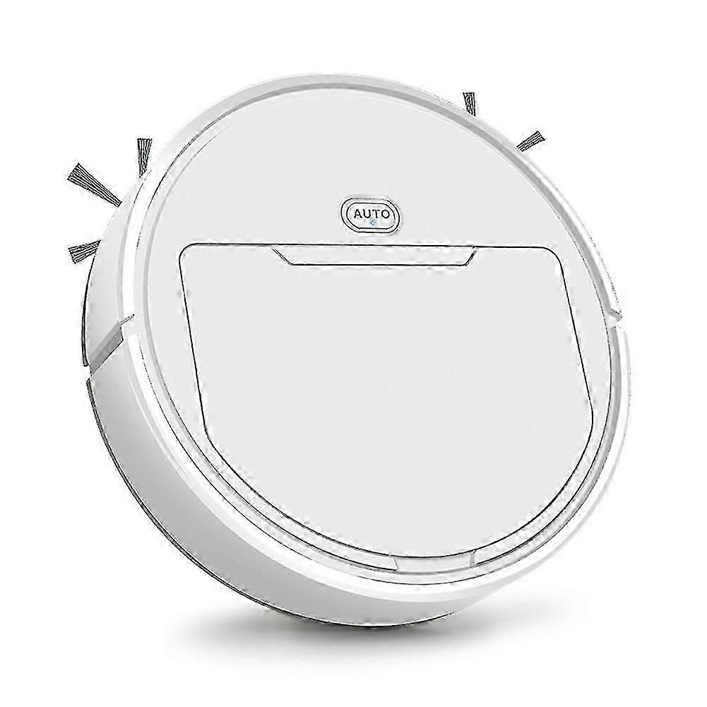 2025 3 In 1 Smart Broom Robot Vacuum Cleaner Lazy Sweeper Robot ,white B
