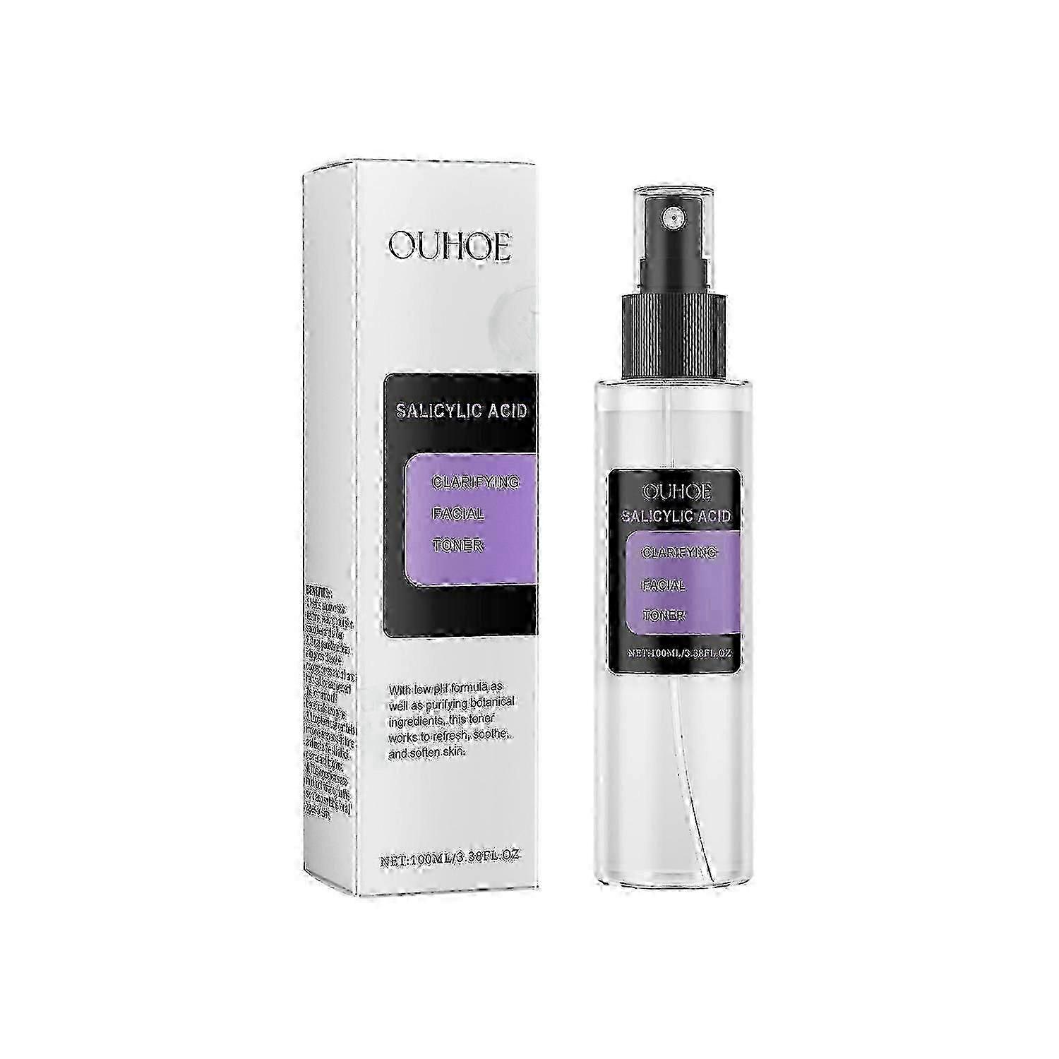 Ouhoe Salicylic Acid Wet Compress Toner Hydrates Skin, Tighens Pores, And Balances Oils