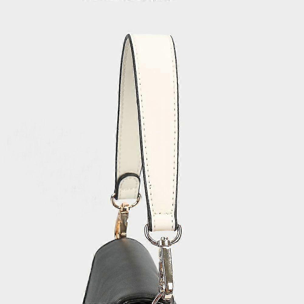 Poignée de remplacement de la sangle de sac courte réglable en cuir véritable pour sacs à main, sacs à main, fourre-tout