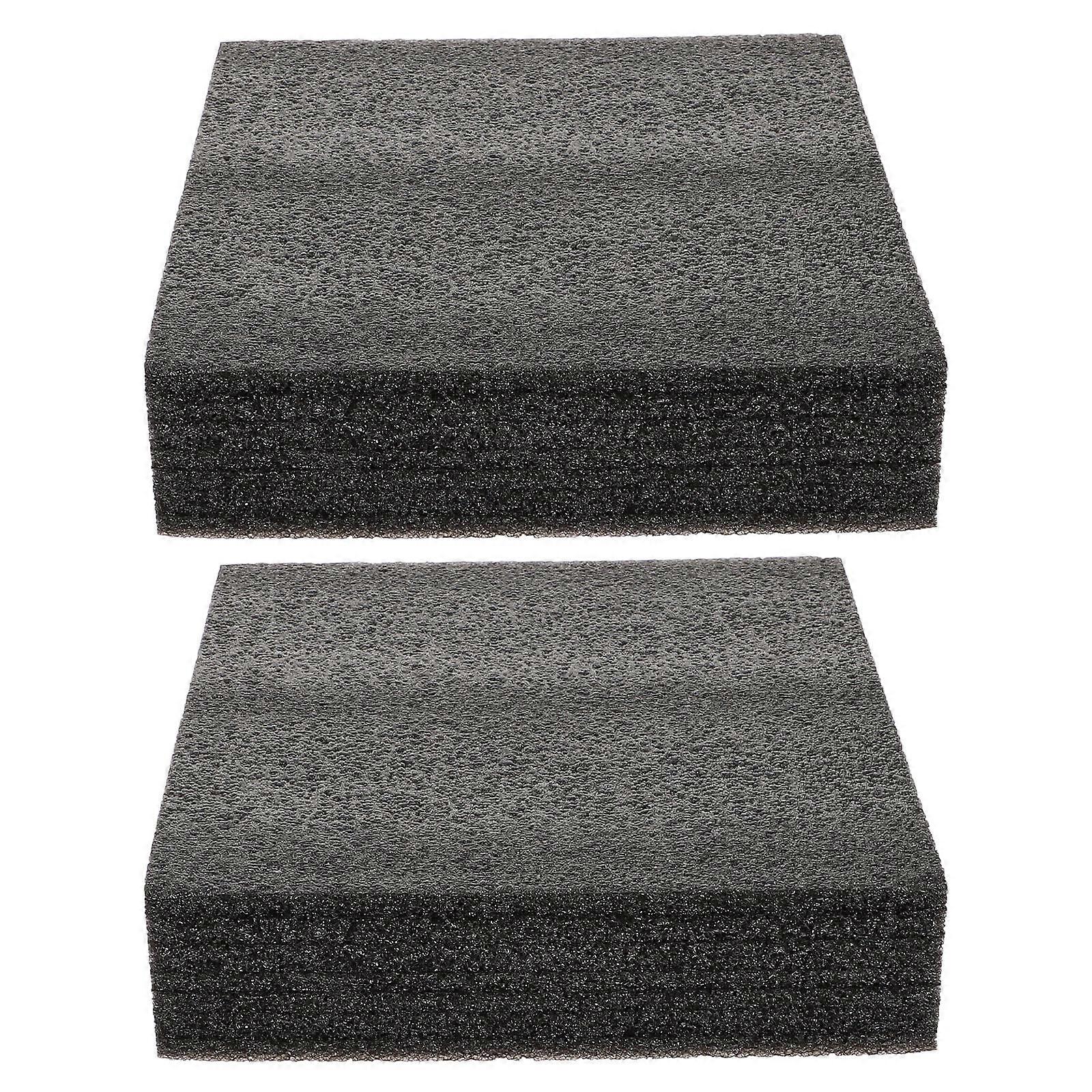 Black Foam Needle Felting Pad for DIY Crafts with Wool Safe and Sturdy 2pcs