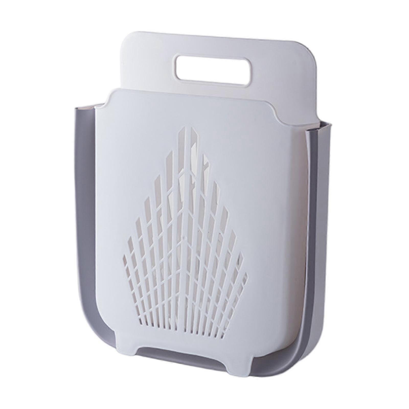 Collapsible Laundry Drain Basket Large Folding Storage Bin Space Saving