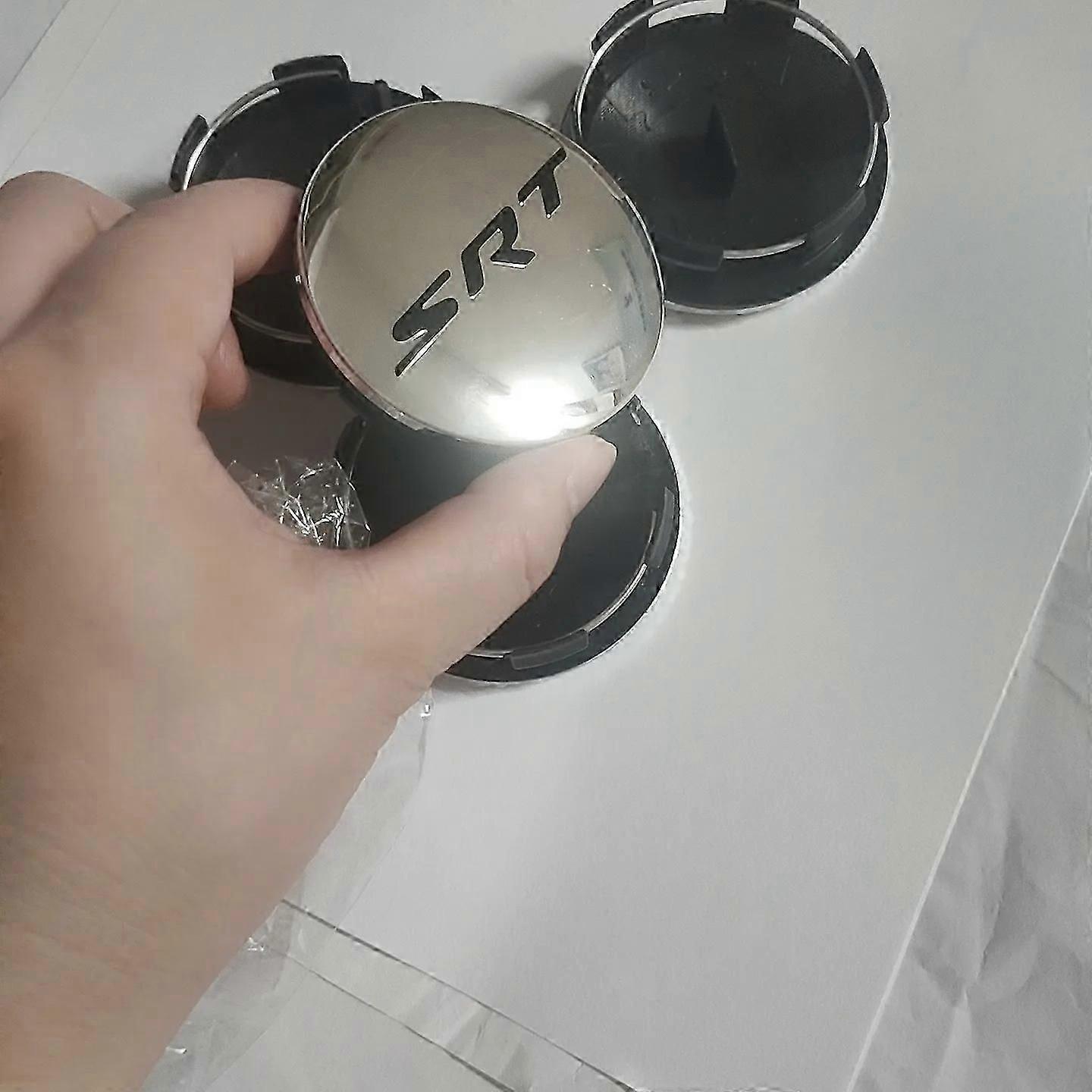 4pcs 63mm κεντρικά καλύμματα πλήμνης ροδών SRT για το D-odge Nitro Caliber Challenger φορτιστής ταξίδι τροχόσπιτο Durango Nitro κάλυψη ζαντών αυτοκινήτων