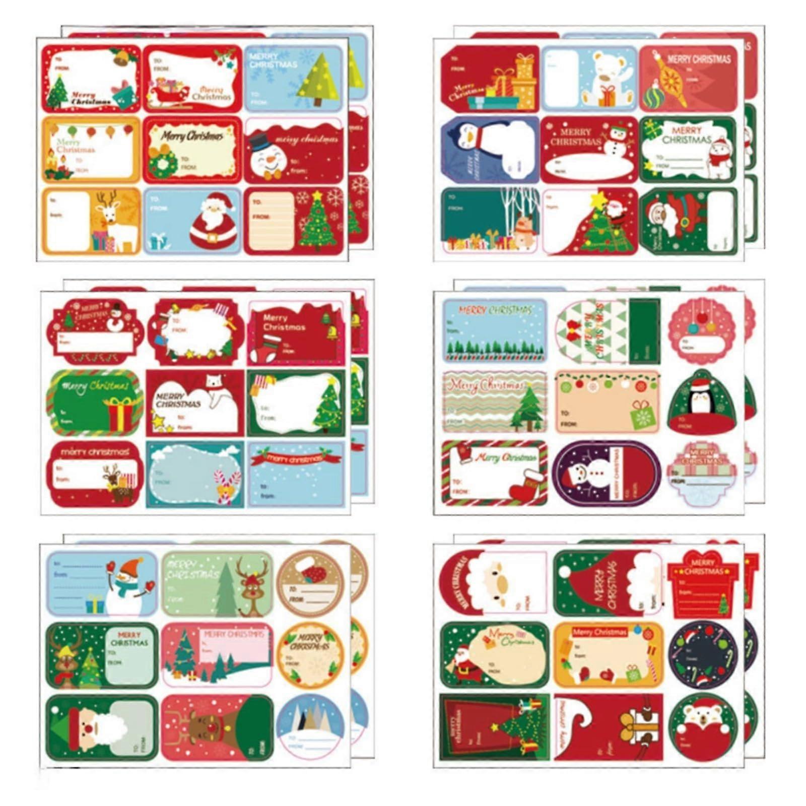 Christmas Stickers, Labels, Gift Tags, SelfAdhesive Stickers for Gift Bags, Cards Ref: 4284