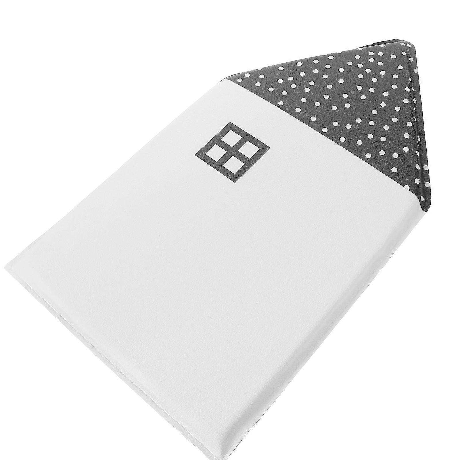 Background Wall Self Adhesive Cushion Anti Collision Wall Pads White Rectangular Shape Suitable For Kids Room 1Set