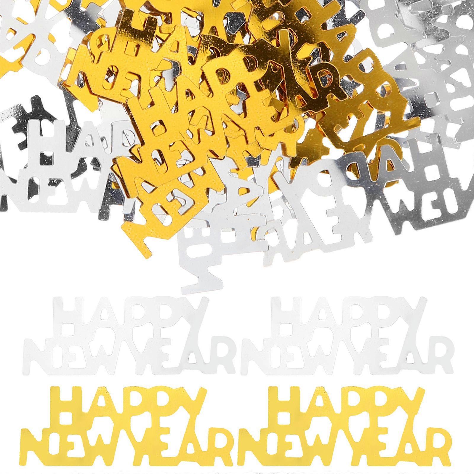 Festive Scatters Silver Confetti New Year S Eve Party Supplies Small Pieces 3Pack