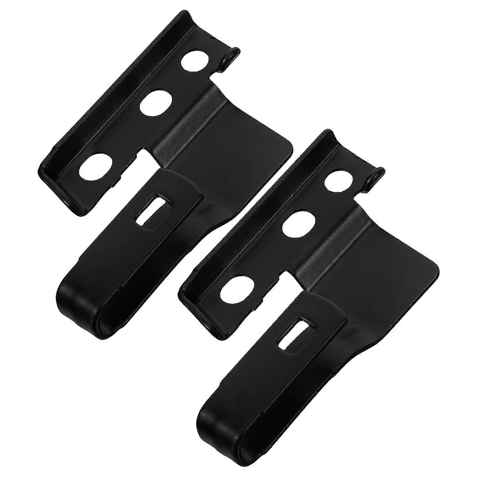 Windshield Wiper Adapter Front Wiper Arm Mounting Kit With Screws For Car Repair Parts Clear Visibility Black 2Pcs