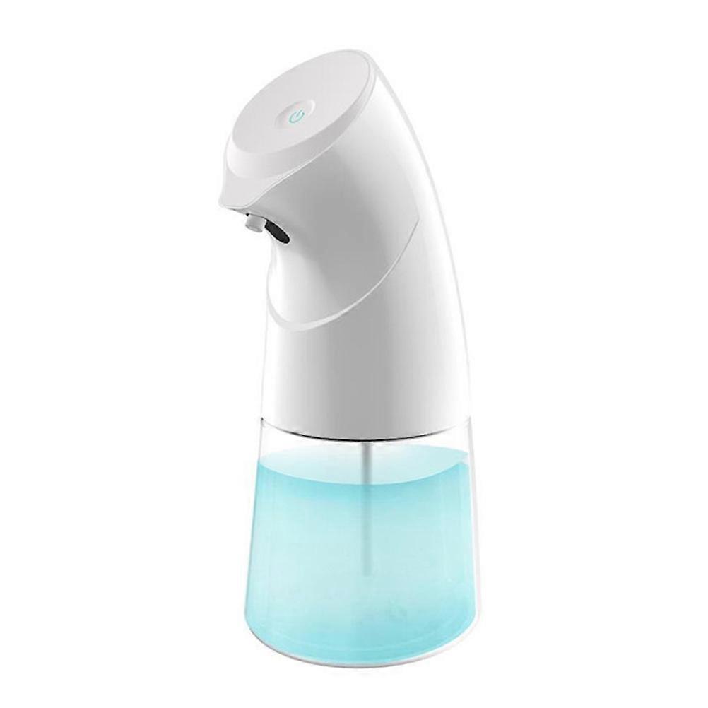 Automatic Touchless Infrared Soap Dispenser White Foaming Container Sensitive Sensor Protective Lid No Battery Needed Bathroom Kitchen Use
