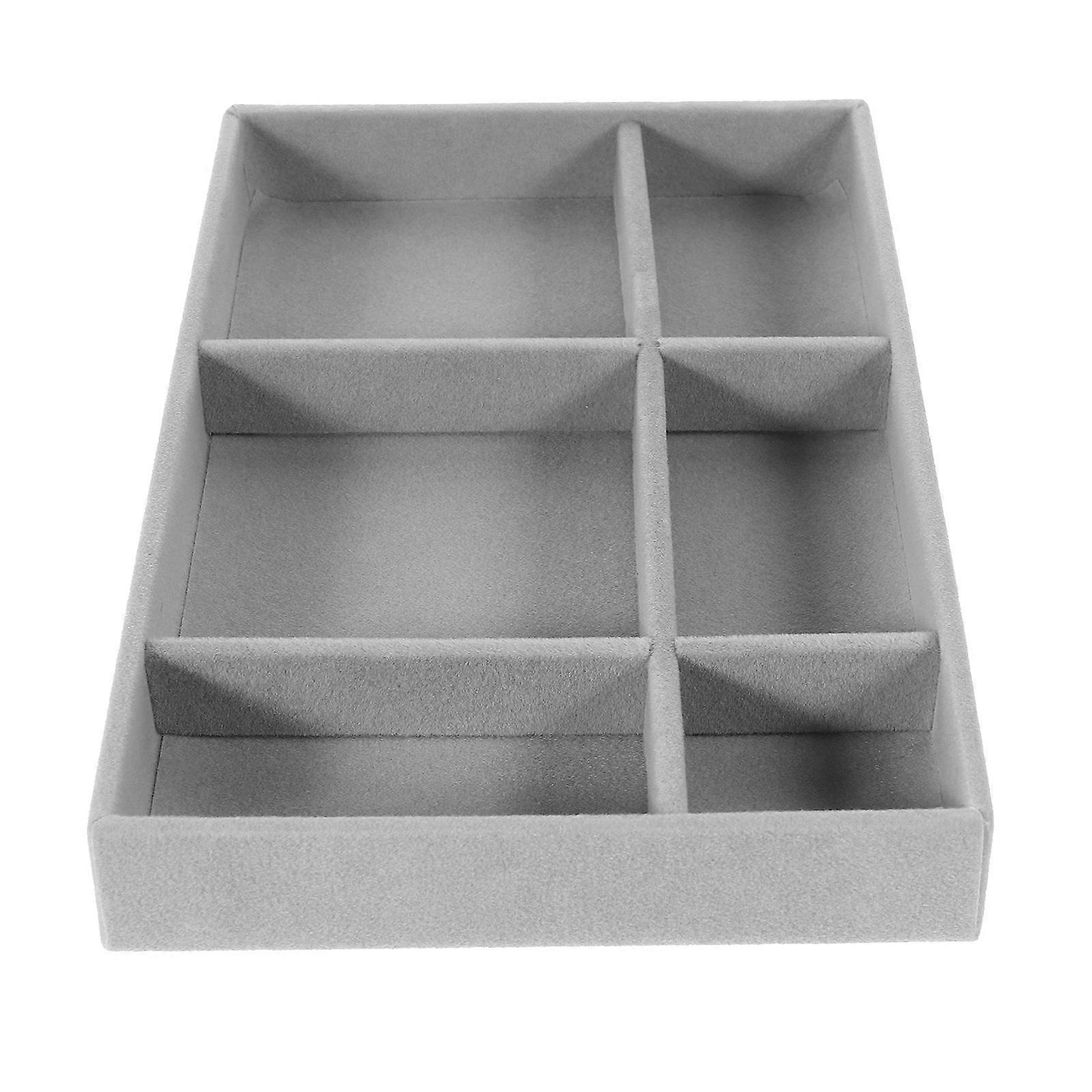 Jewelry Display Dish Organizer Tray Rectangular Use 21.20X12.50X2.30CM Space Saving 1Set