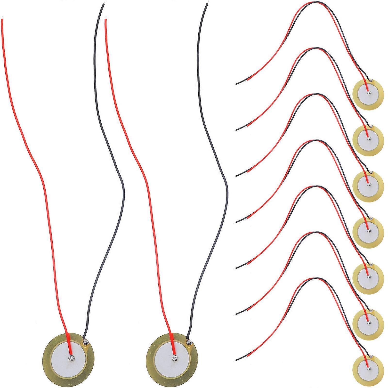 15st membranskiva akustisk pickup omvandlare för gitarr och trummor lättvikts mikrofon trigger, mångsidiga piezoelektriska element för musikalisk