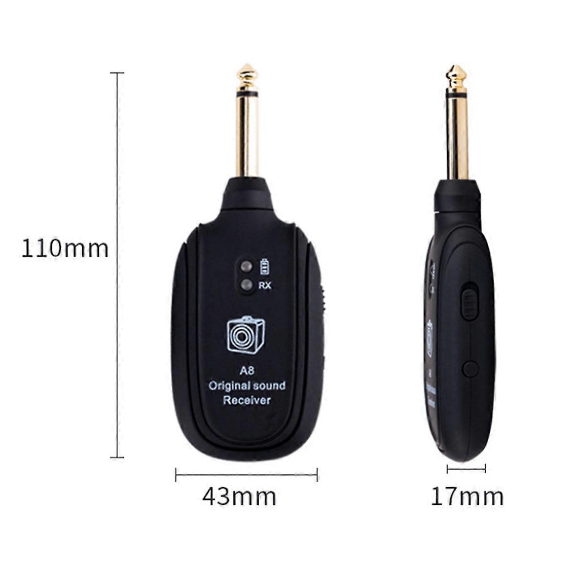 Portable Guitar Wireless Transmitter&Amp Receiver Transmission Audio