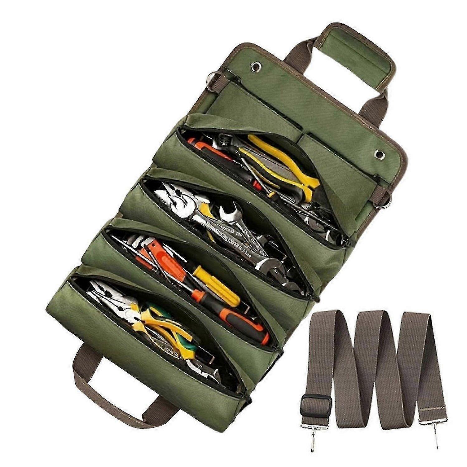 Hardware Tools Storage Bag Tool Roll Bag Waterproof for Indoor Outdoor