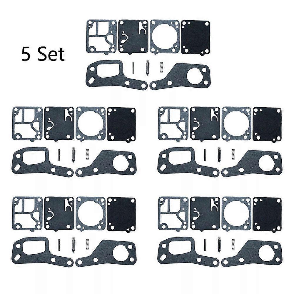 Suitable 5X Carburetor Rebuild Kit For McCulloch Mini Mac 110 120 130 140 Zama RB19 M1-M7