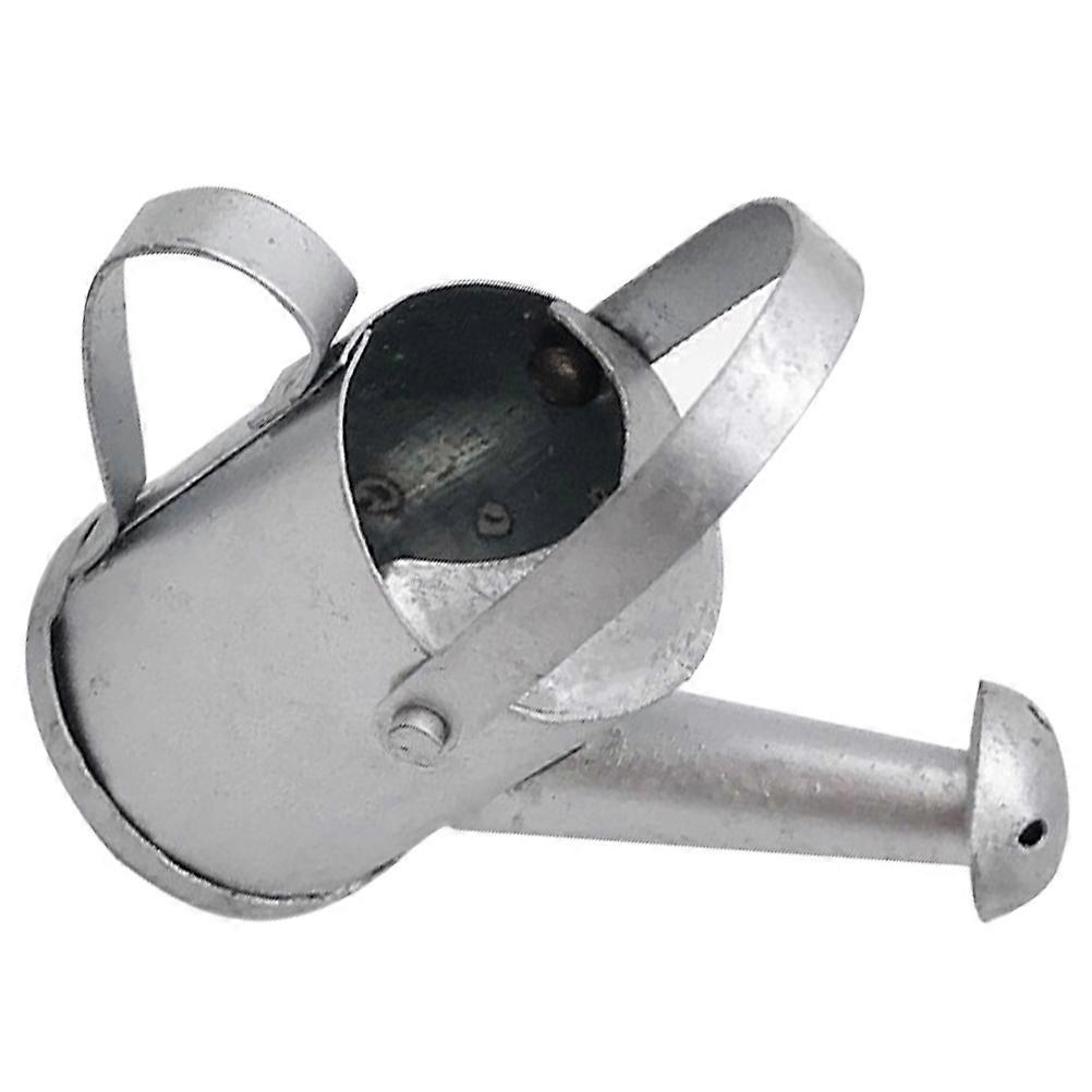 Small Tin Watering Can Miniature Gardening Tools Photography Prop Realistic Design 5.50X4.50X2.20CM 1Pcs