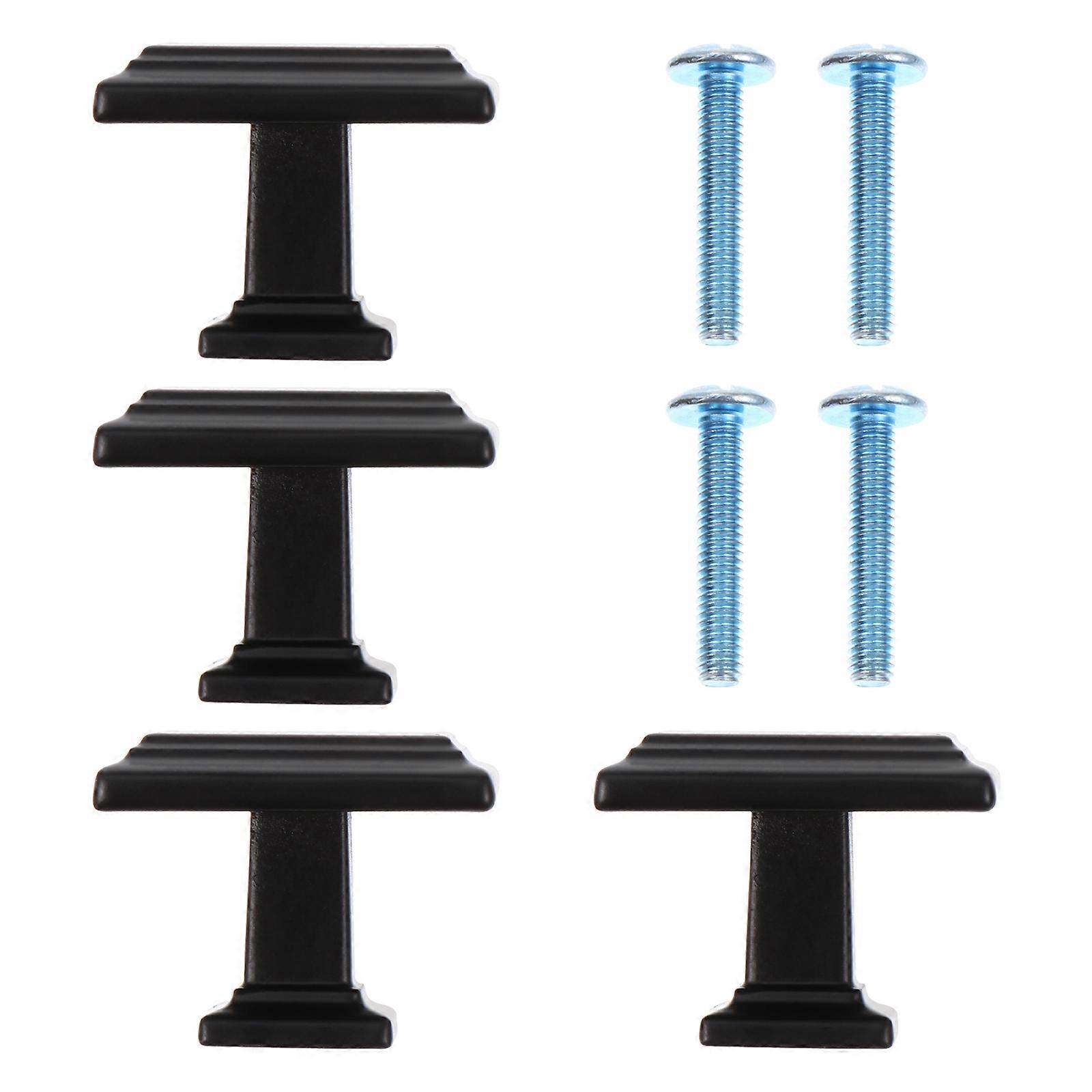 4pcs Sturdy Single Hole Handles for Kitchen Cabinets, Wardrobes & Desks – Durable & Practical Furniture Hardware Knobs