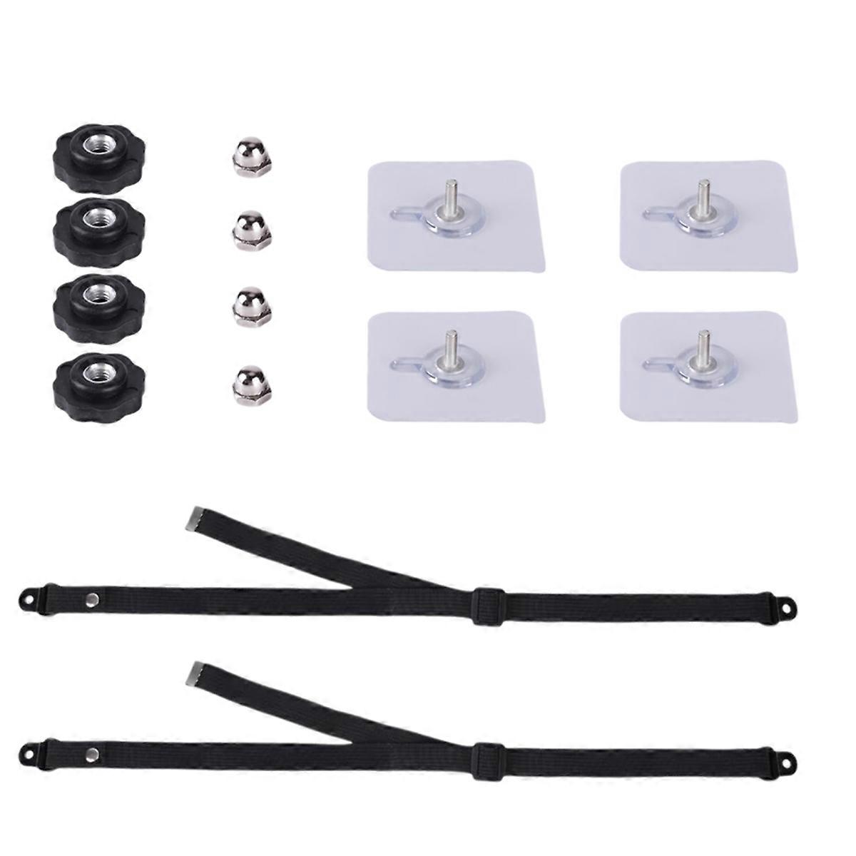 2パック調節可能なテレビ安全ストラップ、ドリル不要の粘着テレビアンカー、プレミアムテレビ家具転倒防止ストラップ