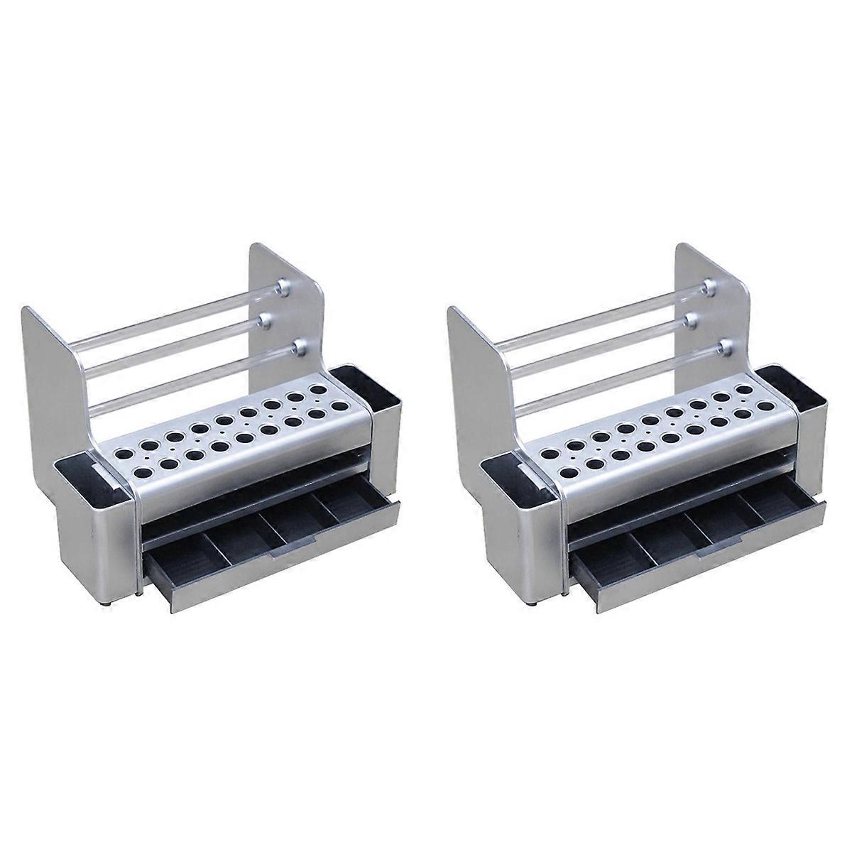 2X Screwdriver Storage Rack Holder Multifunctional Organizer RC Repair Tools Kit Desktop Stand for H