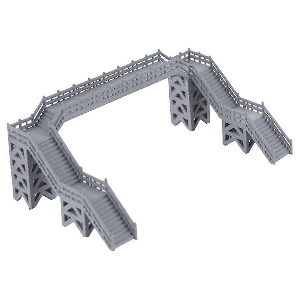 Durable Plastic Railway Scenery Footbridge Decoration for Sand Table DIY Model Train Layouts – Ideal Ornament for Dollhouse Supplies and Home Decor
