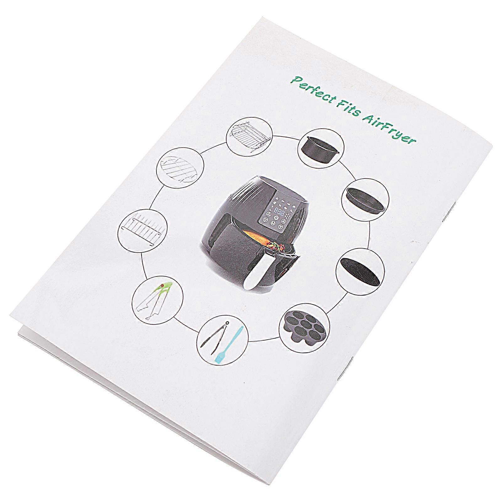 English Version Air Fryer Recipe Paper Cookbook for Home Use