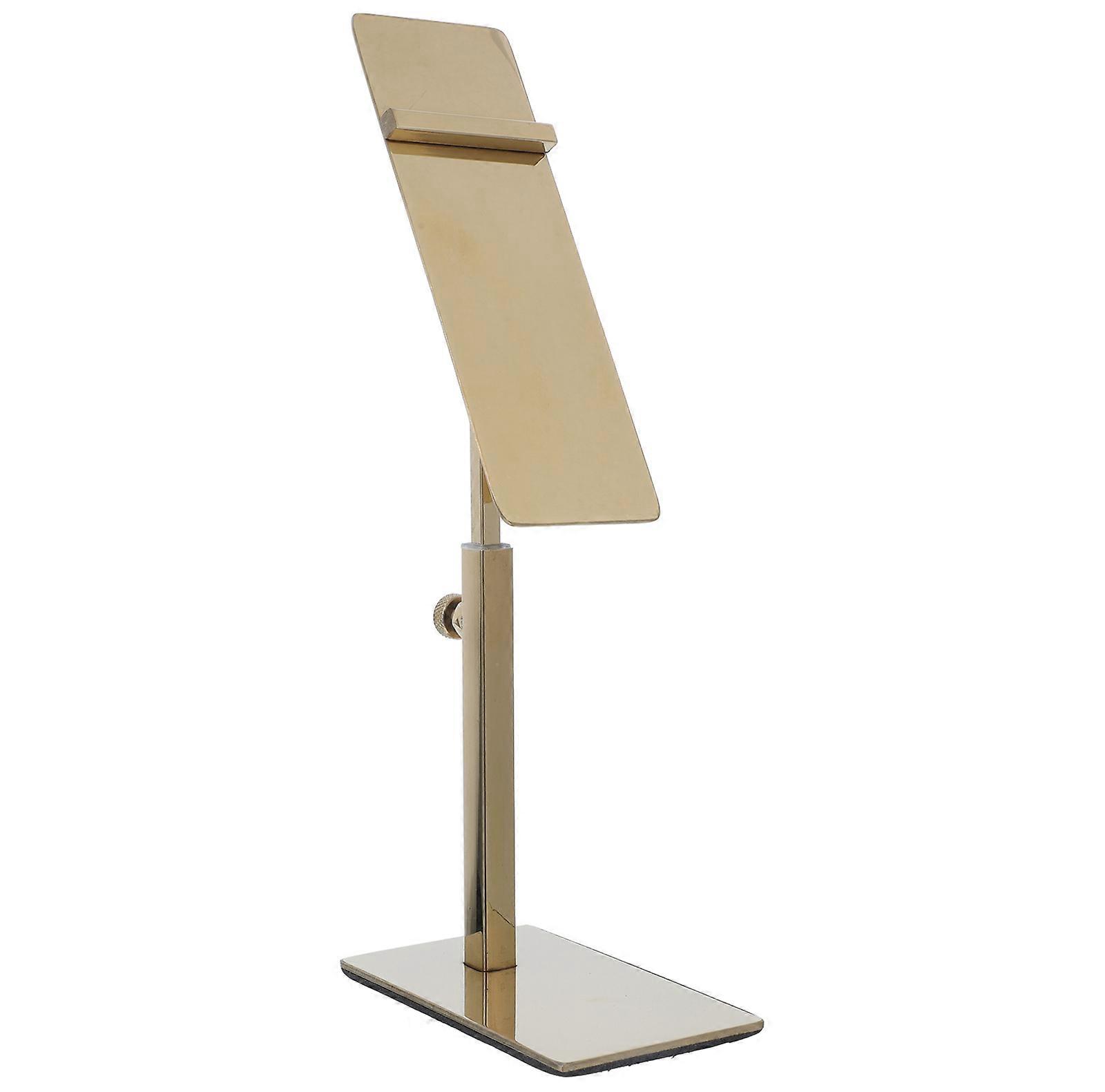 Display Height Stand Adjustable Shoe Display Rack For Home Use Golden 25.00X10.00X6.00CM Easy Assembly 1Set