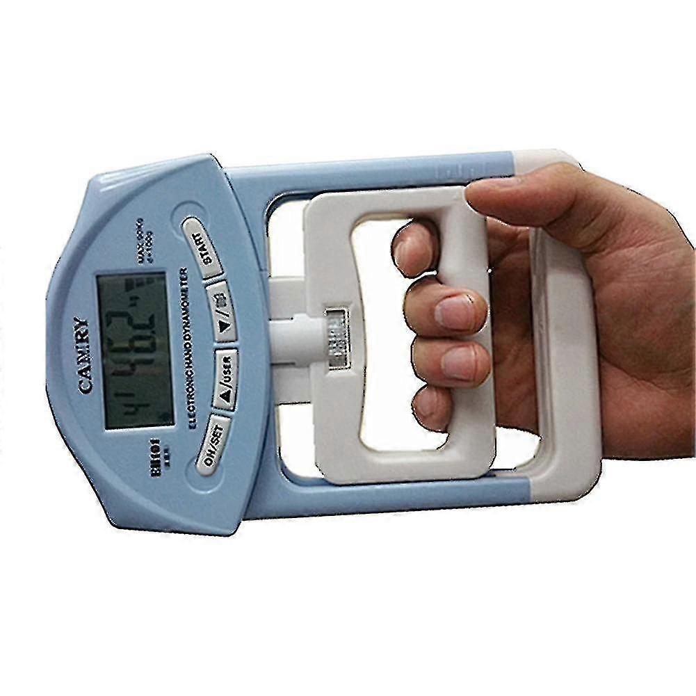 Electronic Digital LCD Hand Grip Strength Dynamometer Measuring Meter for Fitness Equipment Accessories, Suitable for 198lb/90kg Use