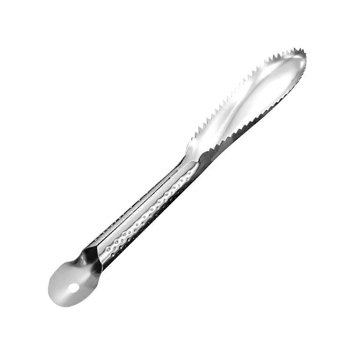 Fish Scale Slicer Stainless Steel 304 Silver Aquarium Fish Scale Remover Tool Portable Crab Tank Cleaner Scraper