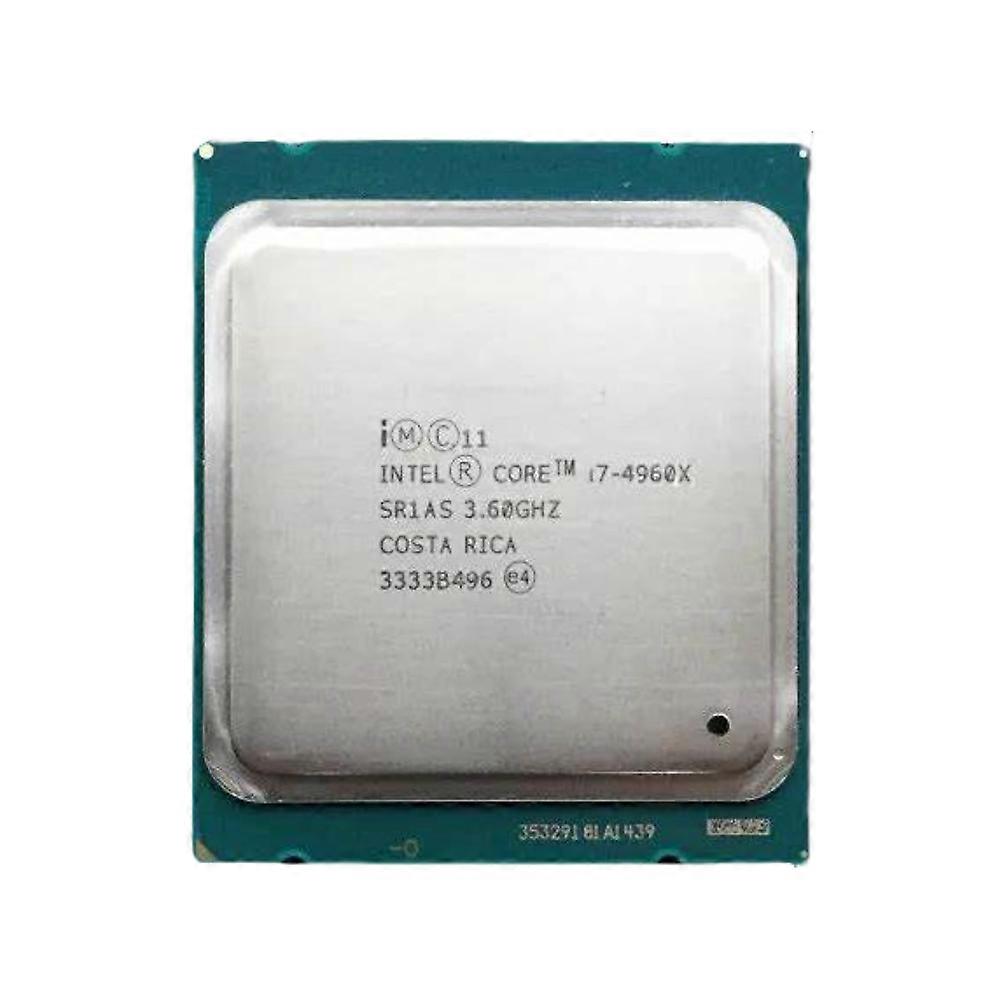 Core i7-4960X CPU - Socket LGA 2011 6 kjerner 12 tråder 3,6 GHz 15 MB L3 Cache 130W.