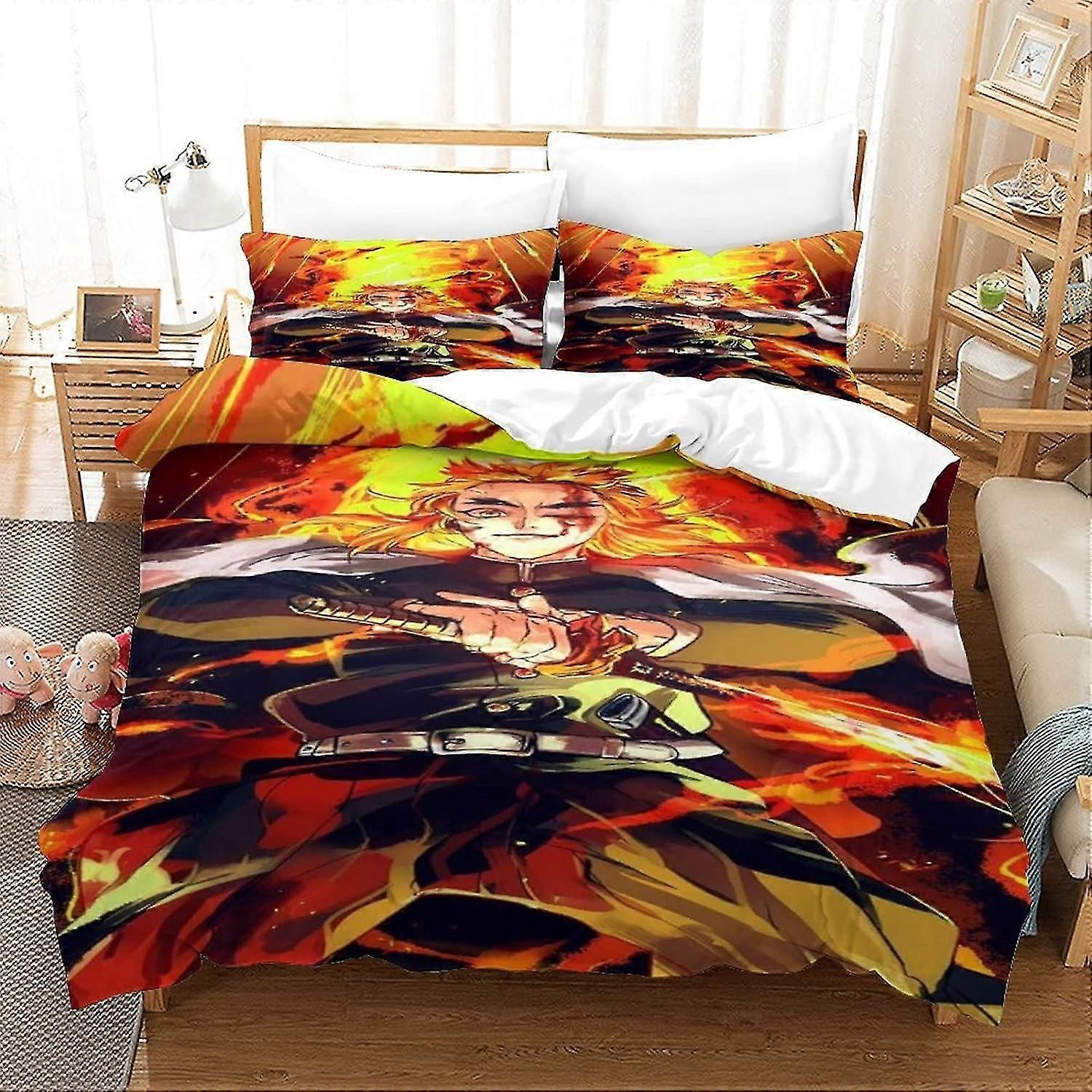 3D Duvet Cover Bedding Set for Boys and Girls, Ultra Soft Microfiber Bedspread with Zipper Closure