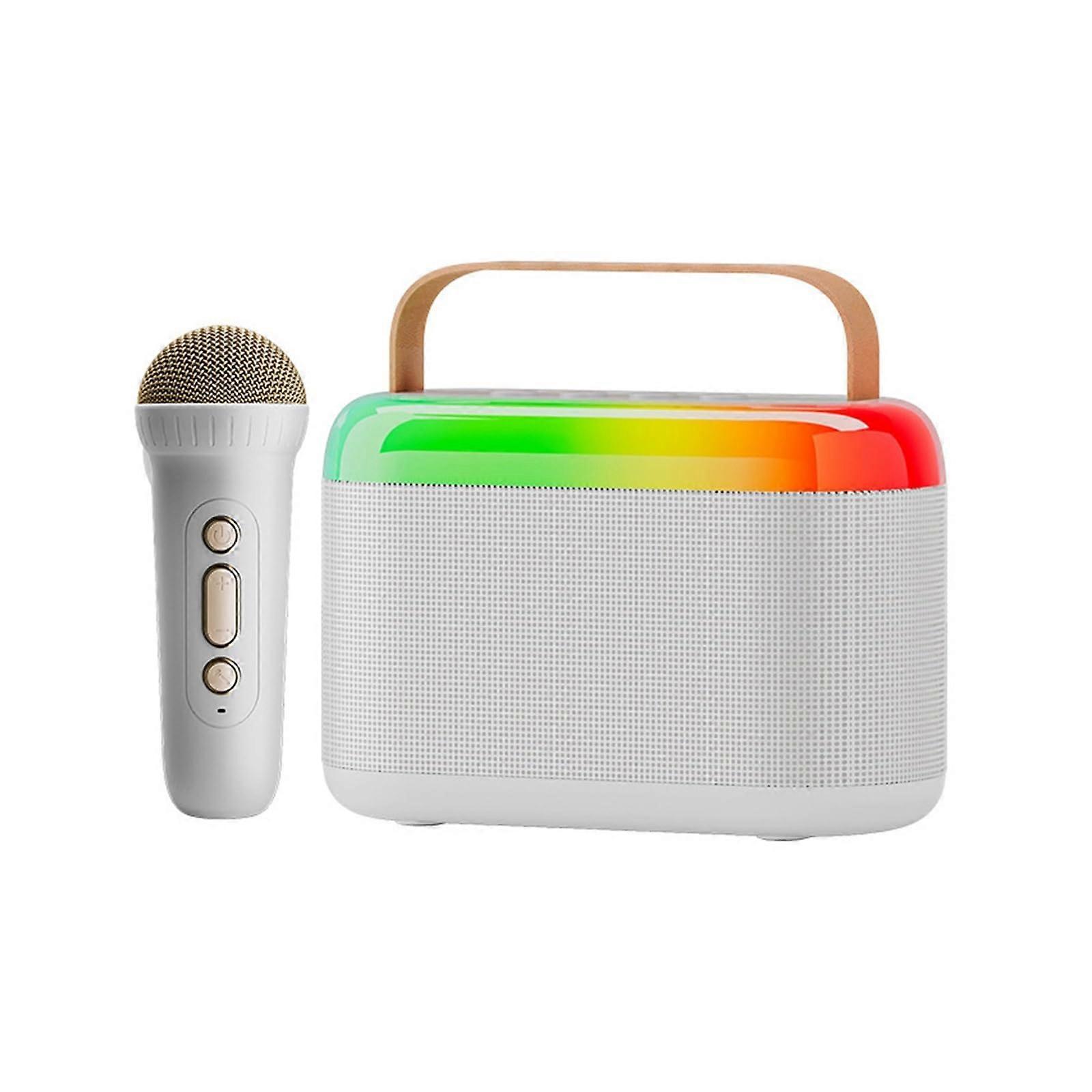 Outdoor Family Reunion Artifact Singing Microphone with Small Speaker, Mini Size (Dimensions: 145x70x98mm)