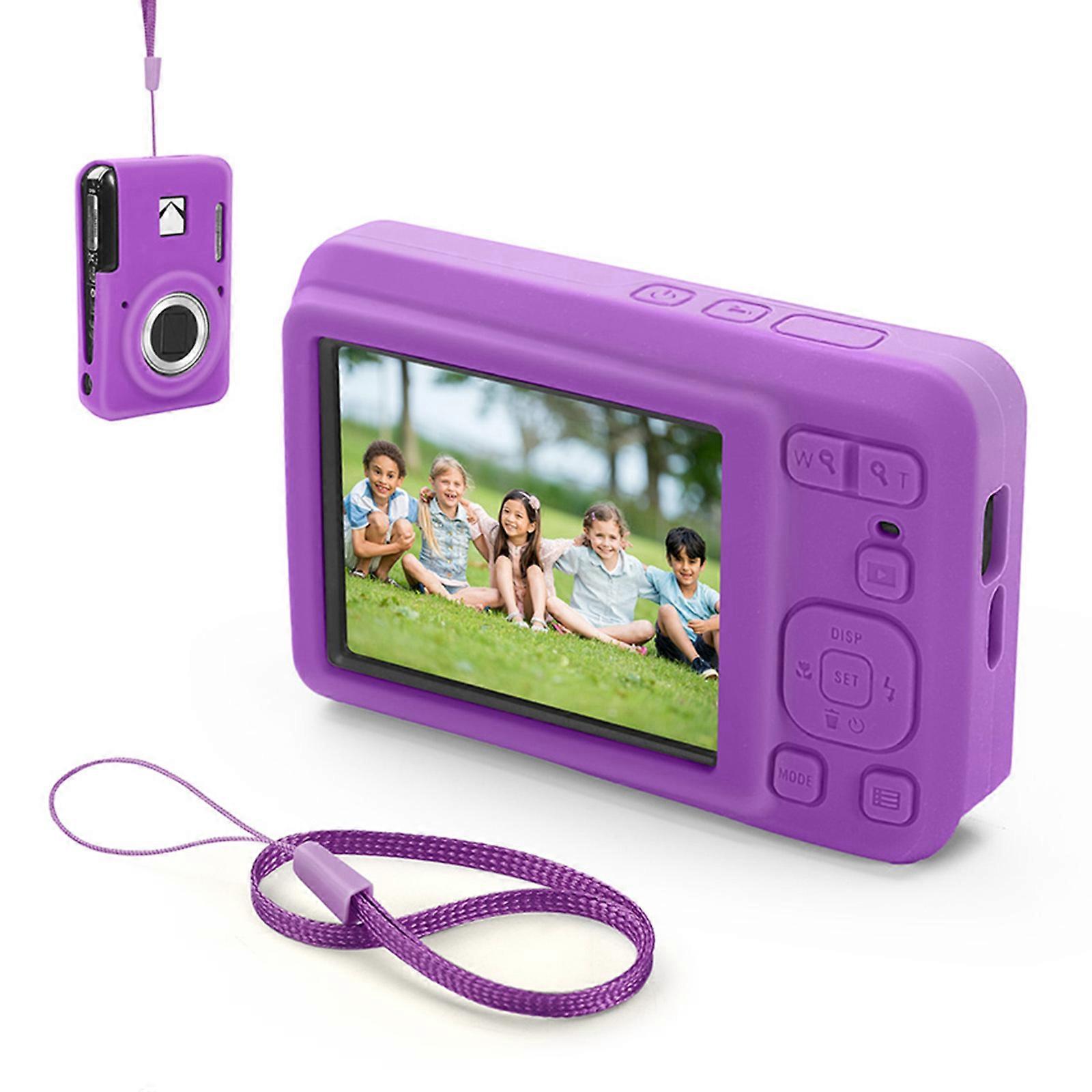 Camera Silicone Case Protective Case for KODAK PIXPRO FZ55 Digital Camera (Purple)