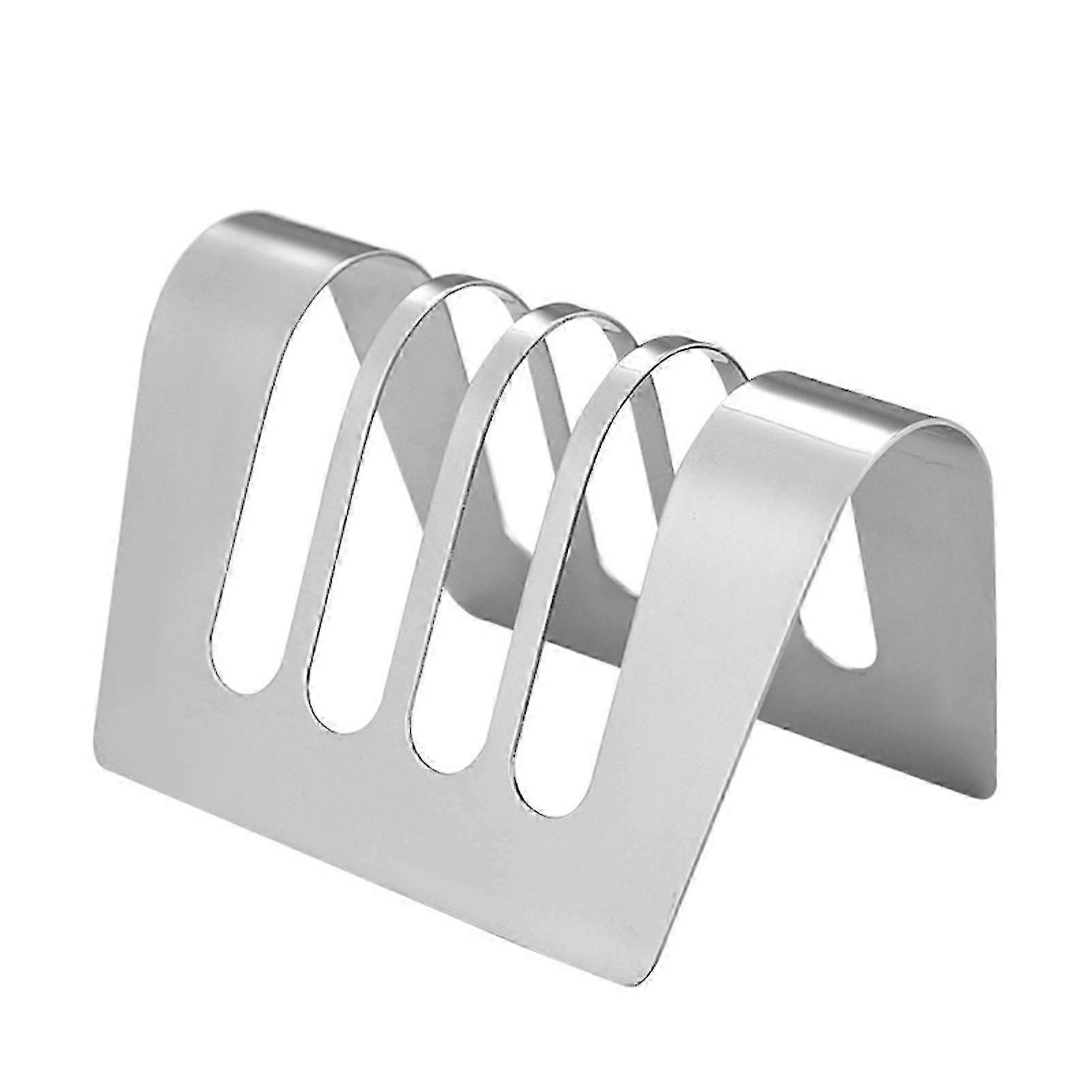 Food Grade Rust-proof Stainless Steel Toast Rack for Multiple Slices - Kitchen Gadget Accessory