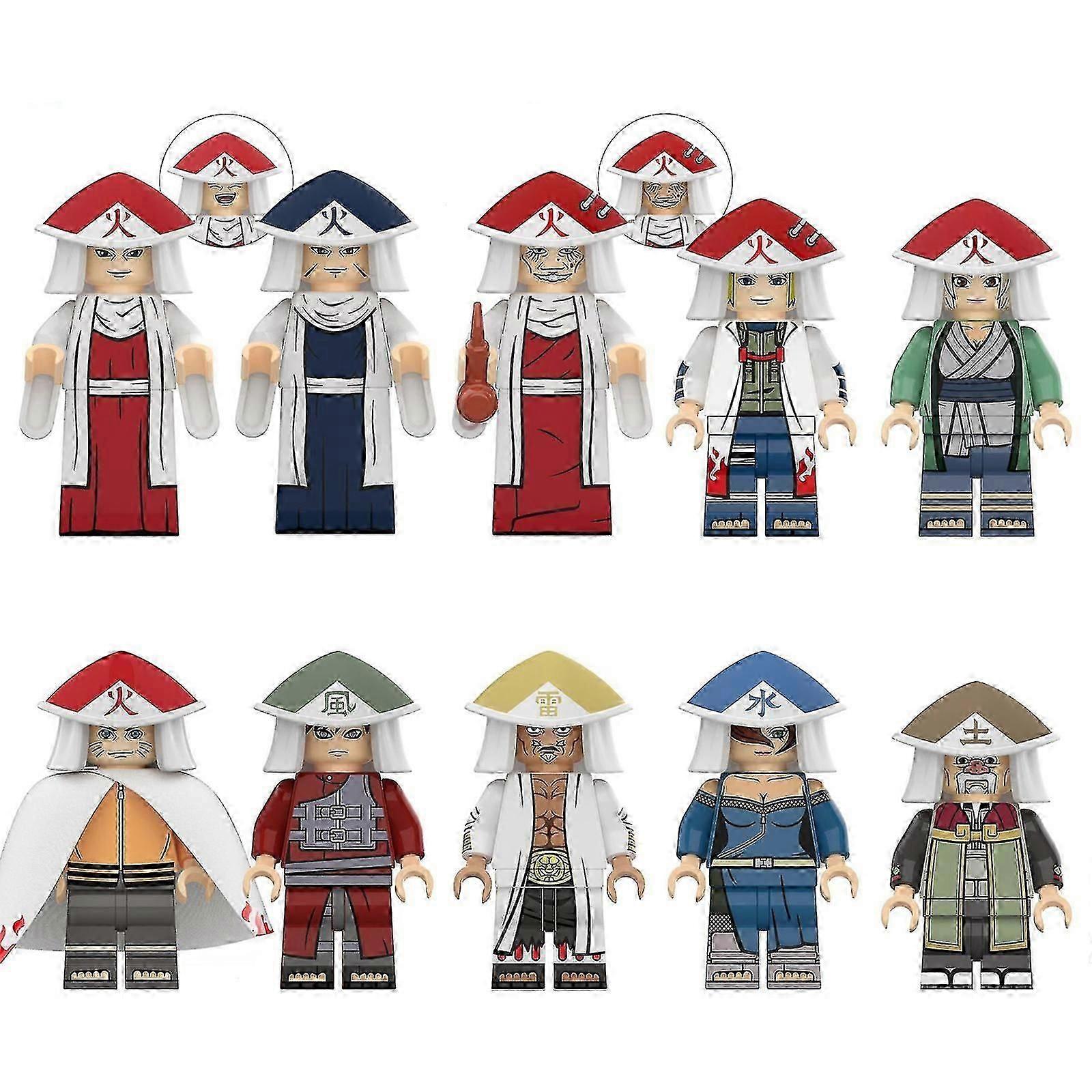 10stk Naruto Samlet legetøj Børn Samlet Minifigurer