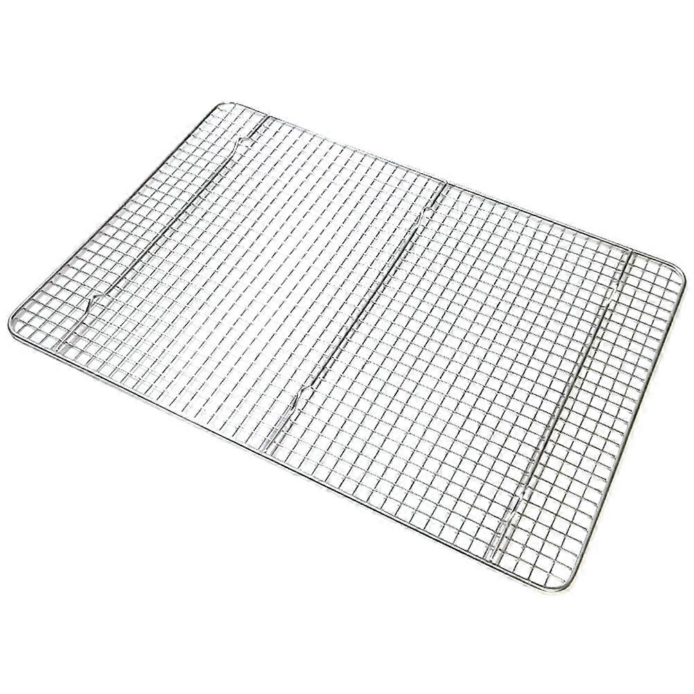 Stainless Steel Rectangular Cooling Rack for Baking, Grilling, and Roasting – Multi Use Wire Mesh Rack for Faster Cooling and Food Preparation