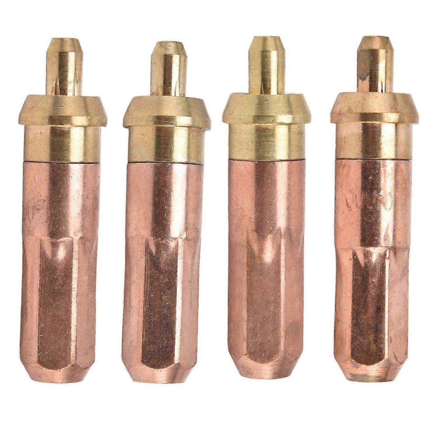 4Pcs Acetylene Cutting Tips Ring Welding Nozzles for Torch High Temperature Resistance 1# 2# 3# 4#