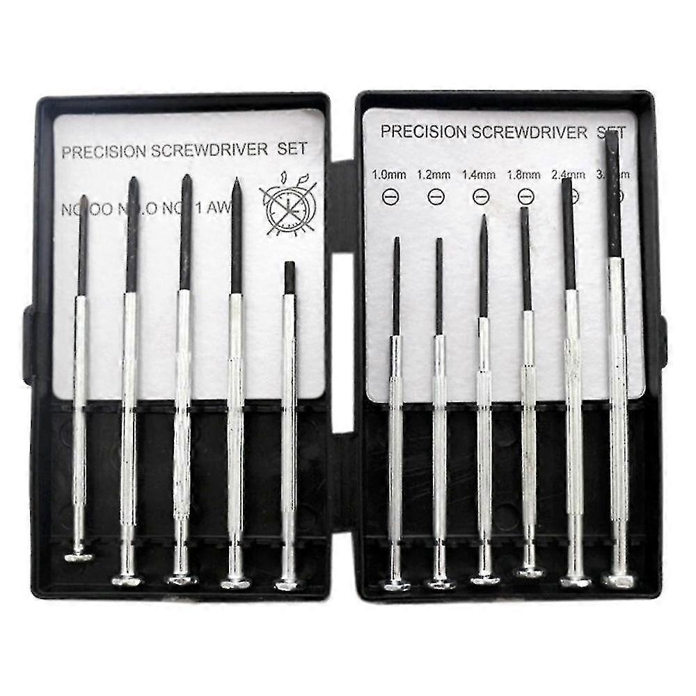 11pcs Precision Mechanical Screwdriver Sets Are Suitable For Electronic Products, Clock Tools, Model Making And Glasses.--