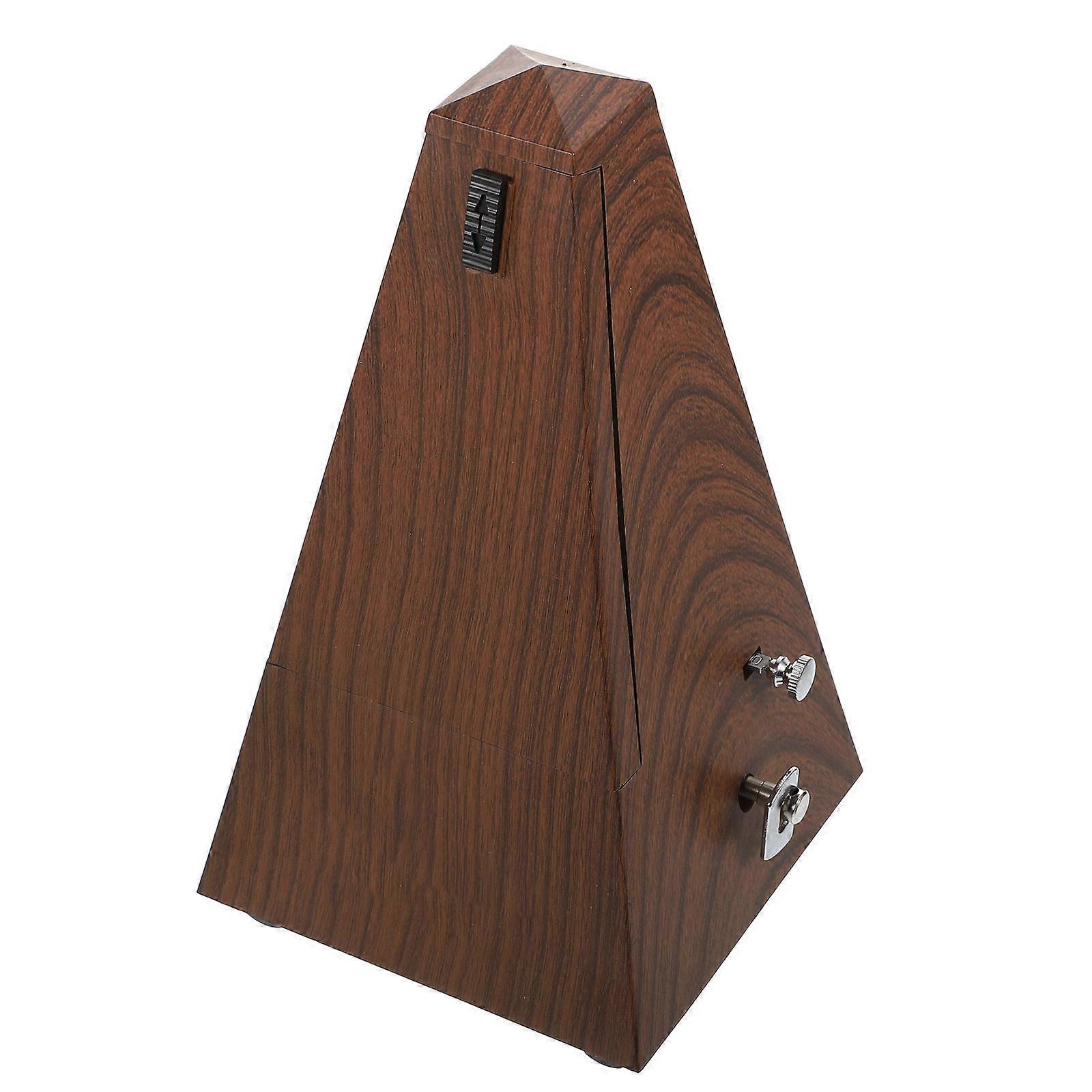 Accurate Mechanical Metronome Wooden Tower Design ABS 8.1×4.6×4.6in 1Set