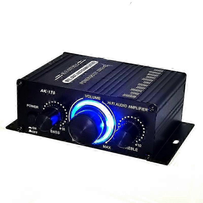 12V Car Home Amplifier o No Bluetooth Compatible Amplifier Subwoofer Amplifier Home Theater Mini Amplifier