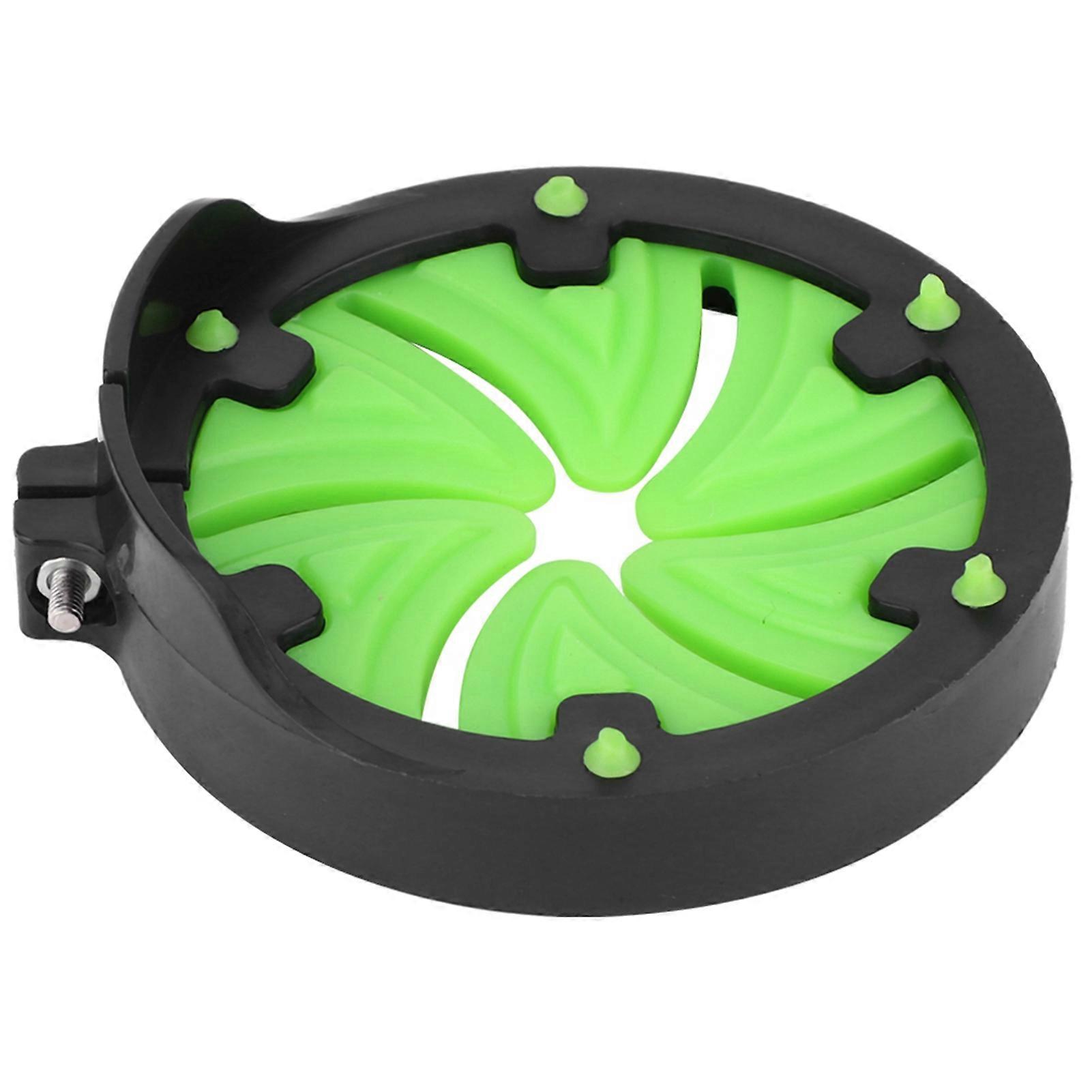 Utomhus PP Plast Grön Svart Kronblad Triangulär Universal Paintball Hastighet Matningsgrind Lock Behållare Lock