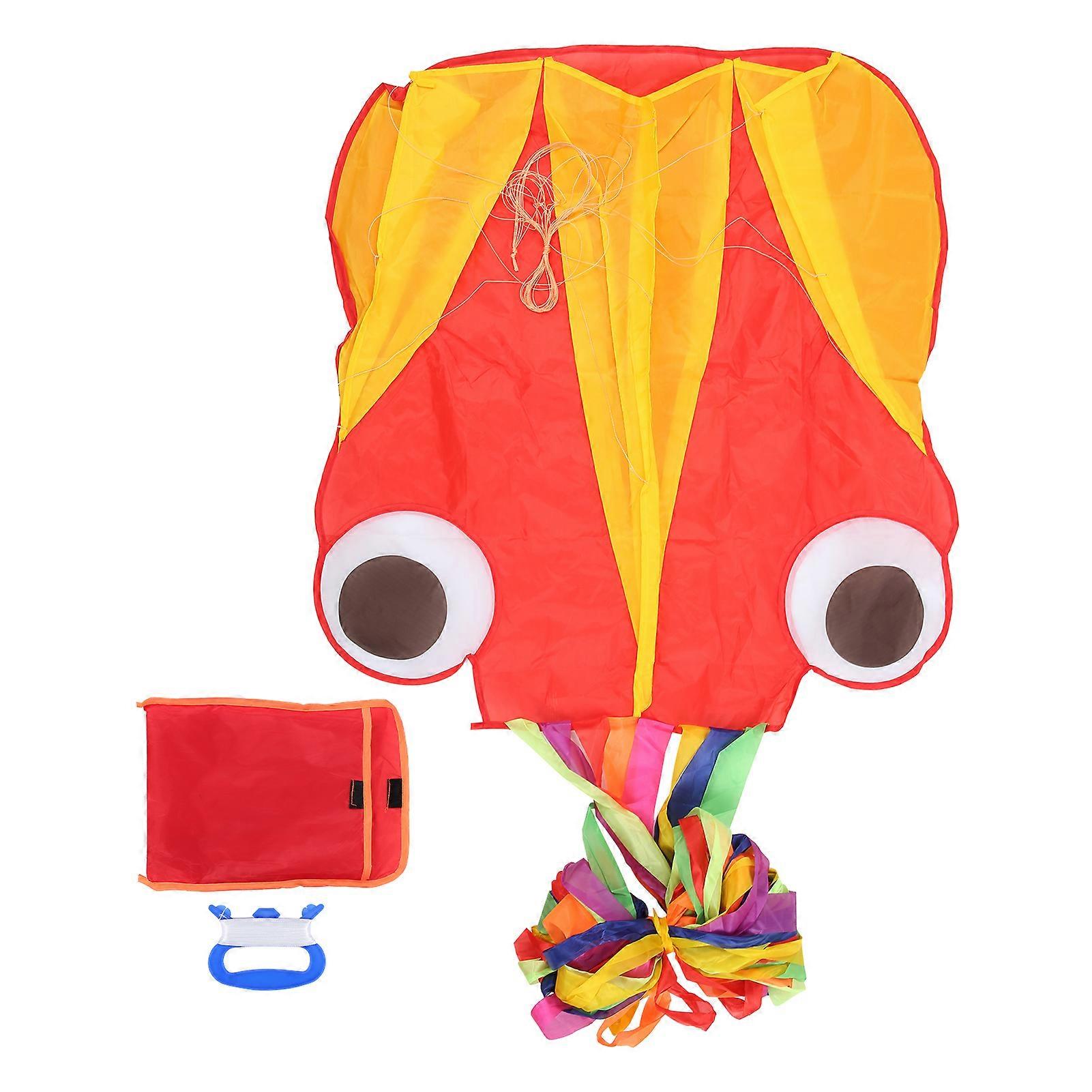 Outdoor Soft Octopus Single Line Animal Shape 4 Meters with 30m Kite Line