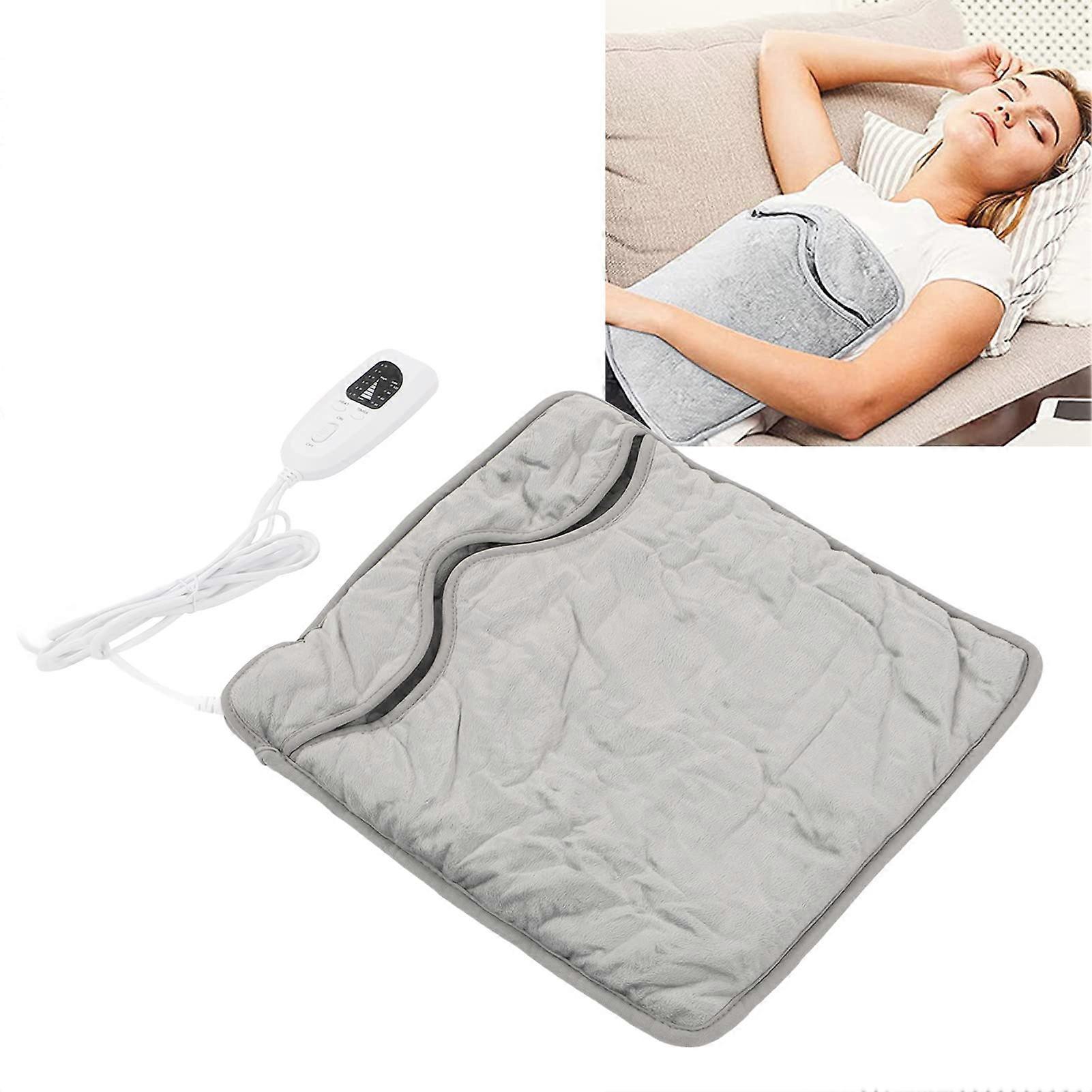 Electric Heated Foot Warmer, Foot Warmer Pad, Extra Large Heating Pad with 6 Temperature Settings for Under Desk, Bed (40 x 40 cm)