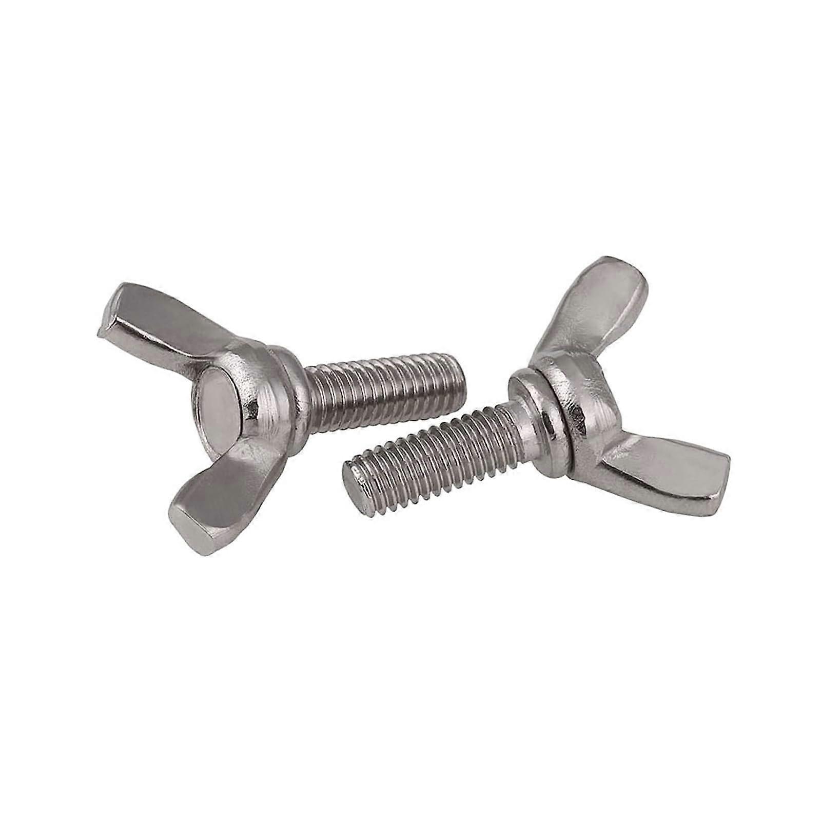 Thumb screws with handle, 10 pieces, M3, M4, M5, M6, stainless steel